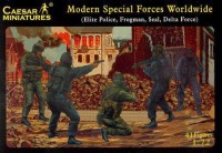 Caesar Miniatures H061 Modern Special Forces (Elite Police/Frogman/Seat Delta Force) 1/72