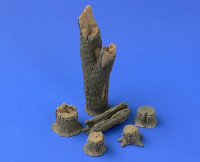 Hauler HLX48399 Tree Trunks & Stupms (resin set) 1/48