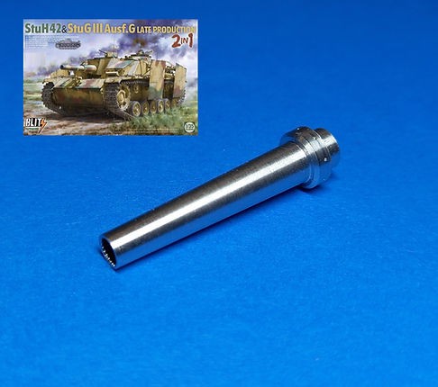Model Gun MG-3643 Немецкая 105-мм гаубица StuH 42, с нарезами (Takom, Dragon) 1/35