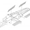CMK 5037 A6M5 Zero - wing flaps set for TAM 1/32