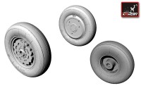 Armory ARAW48007 Sukhoi Su-7BKL fitter wheel set 1/48