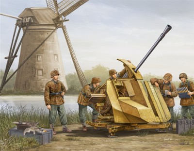Trumpeter 02311 Немецкая 37 мм зенитная пушка FLAK 43 1/35