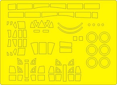 New Ware NWA-M0462 1/72 Mask V. Wellington Mk.IA/C BASIC (AIRFIX)
