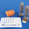 CMK SP4458 2000 Lb Bomb AN-M66A2 w/ Fin Assembly (2 pcs) 1/48