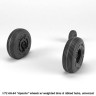 Armory ARAW72336 Boeing/Hughes AH-64 Apache wheels with weighted tires/tyres, spoked hubs 1/72