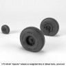 Armory ARAW72336 Boeing/Hughes AH-64 Apache wheels with weighted tires/tyres, spoked hubs 1/72