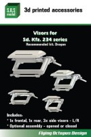 Sbs Model 3D046 Visors for Sd. Kfz.234 series 1/35