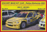 REJI MODEL DECRJ2414 1/24 Ford Escort Maxi Kit Car Rallye Bohemia 2001