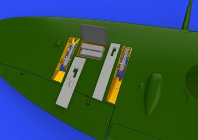 Eduard 648611 BRASSIN 1/48 Spitfire Mk.IIb gun bays (EDU)