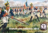 Waterloo 1815 WLAP056 French Line Infantry 1815 x 58 pieces 1/72