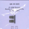 QuickBoost QB49009 Z-126 Trener seats with seatbelts (EDU) 1/48