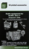 Sbs Model 3D034 Sd.Kfz.251/1 Radio Equipment, Fuspr.1943 (3D) 1/35