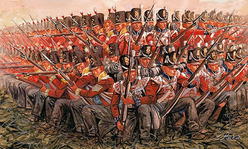 Italeri 06095 Солдаты British Infantry 1815. 1/72