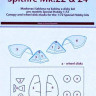 Peewit PW-M72113 1/72 Canopy mask Spitfire Mk.22&24 (SP.HOBBY)