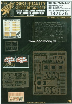 HGW 132026 DH.9a &quot;NINAK&quot; Super Detail Set 1/32