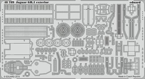 Eduard 48789 SET Jaguar GR.1 exterior (KITTYH)