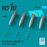 Reskit 72497 Mk.83 bombs w/ MAU-91 (4 pcs.) 1/72
