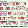 Model Maker Decals D48148 North Korean Modern Jet Power 1/48