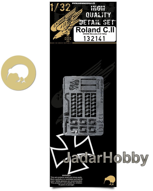 HGW 132141 Roland C.II - Engine 1/32