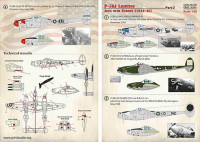 Print Scale 48-158 P-38J Lightning Aces over Europe Part 2 1/48