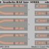 Eduard 32878 Seatbelts RAF late STEEL 1/32
