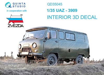 Quinta studio QD35045 UAZ-3909 (Zvezda) 1/35