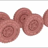 Lanmo Model LM-35039 Колёса для Советского бронеавтомобиля БА-64 тип А 1/35