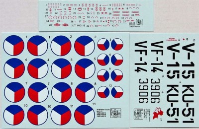 HM Decals HMD-48018 1/48 Decals MiG-15 in Czechoslovak AF - Part 4