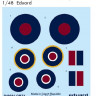Eduard D48031 Decals 1/48 Tempest roundels early
