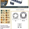 Clear Prop CLPA48091 F-86A weighted wheels type 2 (CL.PROP) 1/48