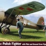 IBG 32005 PZL P.11c Polish Fighter w/ Pilot&Ground Crew 1/32