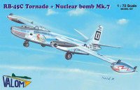 Valom 72122 NA RB-45C Tornado + Nuclear bomb Mk.7 1/72