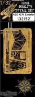 HGW 132152 AEG G.IV - exterior PE set (WNW) 1/32