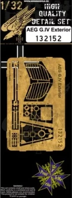 HGW 132152 AEG G.IV - exterior PE set (WNW) 1/32