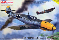 Az Model 76082 Bf 109E-4 'Aces over Channel' (3x camo) 1/72
