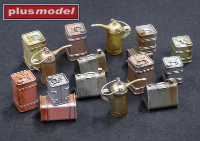 Plusmodel DP3008 German Oil Canisters (3D Print) 1/35