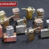 Plusmodel DP3008 German Oil Canisters (3D Print) 1/35