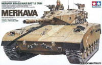 Tamiya 35127 Израильский танк Merkava с 105-мм пушкой и 1 фигурой танкиста 1/35