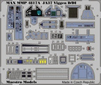 Maestro Models MMCP-4817A 1/48 JA37 Viggen D/DI interior (colour PE set)