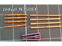 Zedval N35084 Набор деталей для ЗСУ 4х23 "Шилка" 1/35