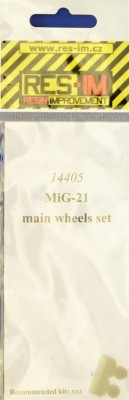 Res-Im RESIM14405 1/144 MiG-21 main wheel set