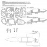 New Ware NWA-M0861 Маска F-15 B/D, F-15J EXPERT (GHW/SNG) 1/48