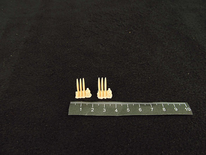 Metallic Details MDR7290 Bristol Blenheim propeller set (designed to be used with Airfix kits)(3d-printed) 1/72