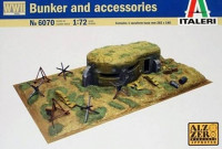 Italeri 06070 Аксессуары Bunker and accessories 1/72