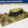 Italeri 06070 Аксессуары Bunker and accessories 1/72
