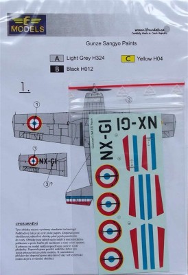 LF Model C72183 Decals Grumman G-36A France (ACAD/HAS) 1/72