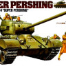 Tamiya 35319 Американский танк T26E4 "Super Pershing" с пятью фигурами (2 танкиста и 3 пехотинца) 1/35
