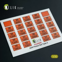 Reskit KA35010 Decal ADR Plates Set Type 2 1/35