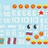Star Decals 35-C1291 War in Caucasus # 5. 1st and 2nd Chechen War 1994-2009. Soviet BTR-70, BRDM-2 and BRDM-2 'Konkurs' 1/35