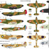 Kovozavody Prostejov 72277 S.Spitfire Mk.Ia 'Export & Egypt' (3x camo) 1/72